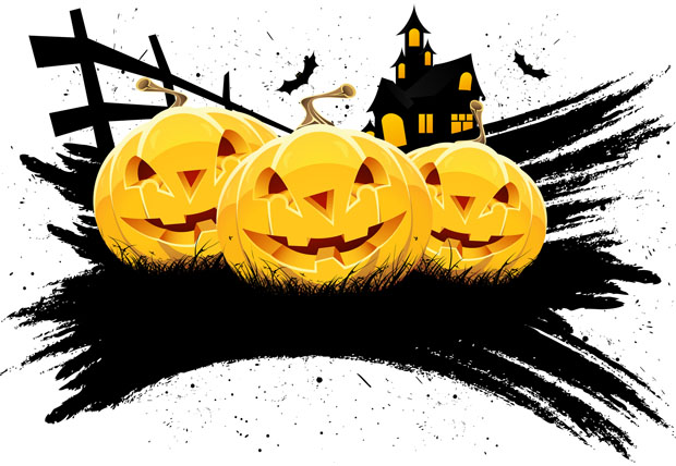 halloween-pumplins-with-house