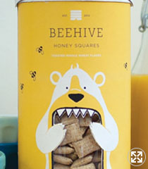 Beehive Honey Squares
