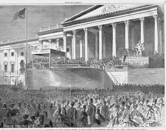 Lincoln’s First Presidential Inauguration