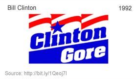 Bil Clinton Logo 92